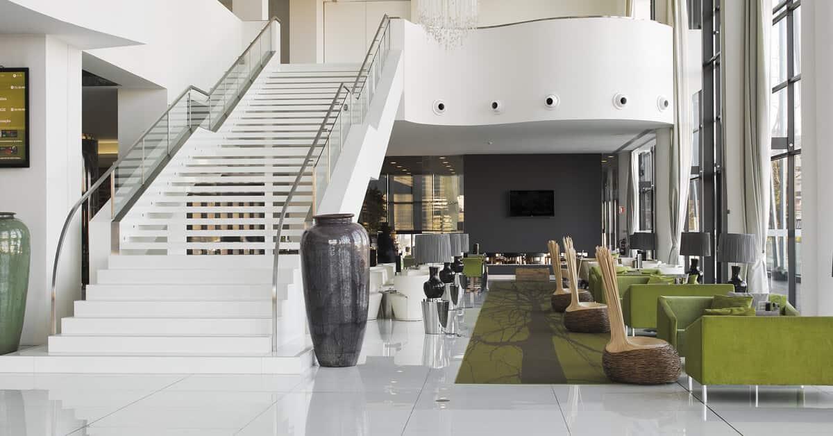 Melia Braga Hotel & Spa المظهر الخارجي الصورة The lobby of the hotel
